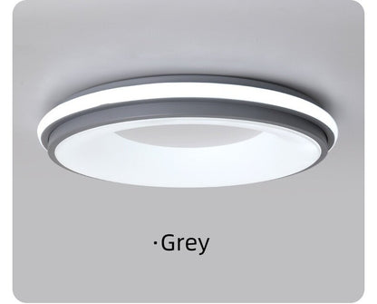 Nordic LED Ceiling Light Originality Macaron Circular Color Modern Ceiling Lamp Balcony Bedroom Study Room Aisles Home Lighting