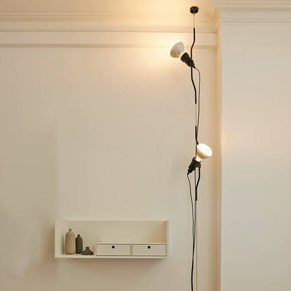 Living Room Bedroom Bedside Lamp Adjustable Height Sofa Decorative LED Small Pendant Lamp E27