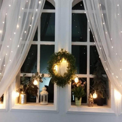 3M LED USB Power Remote Control Curtain Christmas Garland Lights Fairy Lights LED String Lights Party Garden Home Wedding Decor