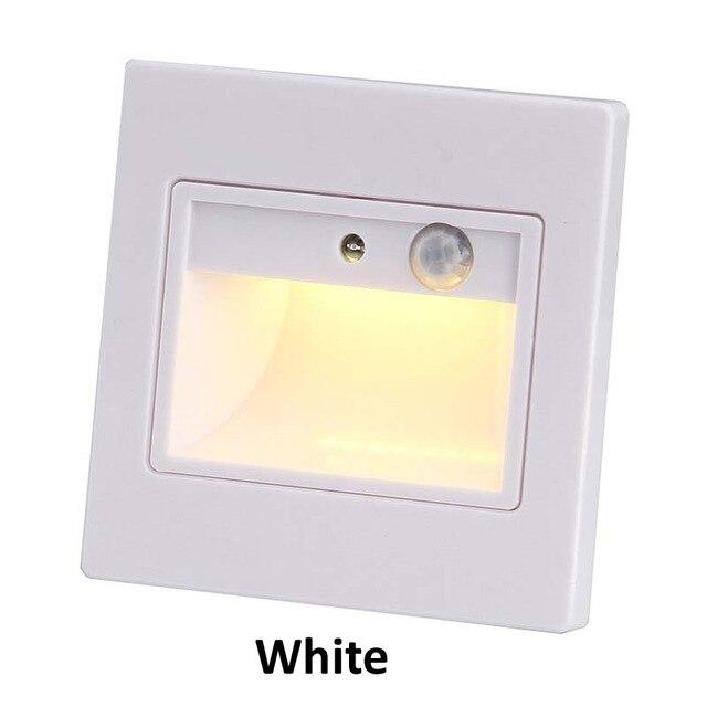 Abs Automatic PIR Sensor Stair Led Light Step Bedroom Wall Led Light Indoor Led Staircase Lighting