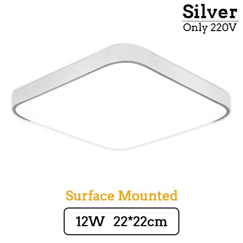 LED Modern Ceiling Light Lamp dimmable Surface Mount Rectangleindustrial wind Lighting Fixture Bedroom Living Room Office lights