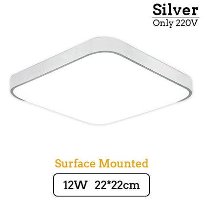 LED Modern Ceiling Light Lamp dimmable Surface Mount Rectangleindustrial wind Lighting Fixture Bedroom Living Room Office lights