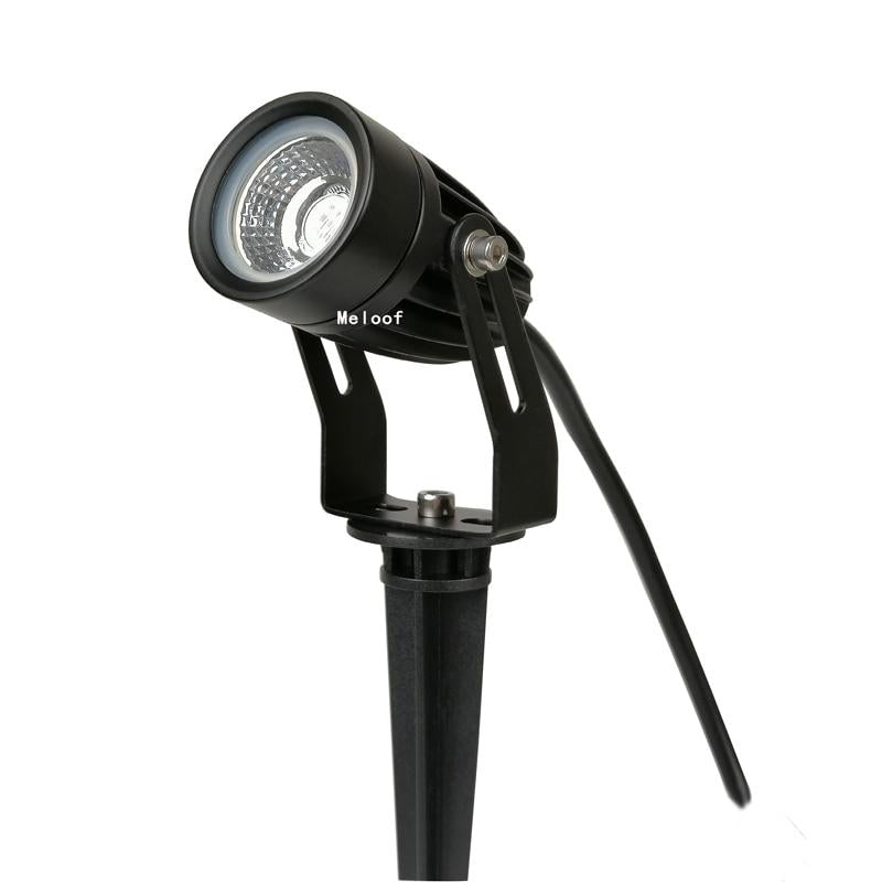 5W Mini RGB Led Lawn Garden Light 12V 85-265V Outdoor IP65 Waterproof Landscape Spot Light Lamps White Red Blue Green Spike lamp