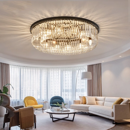 Modern Crystal Pendant Lights Industrial Retro Home Lamp For Living Room Kids Bedroom Dining Table LED Pendant Light Rectangle