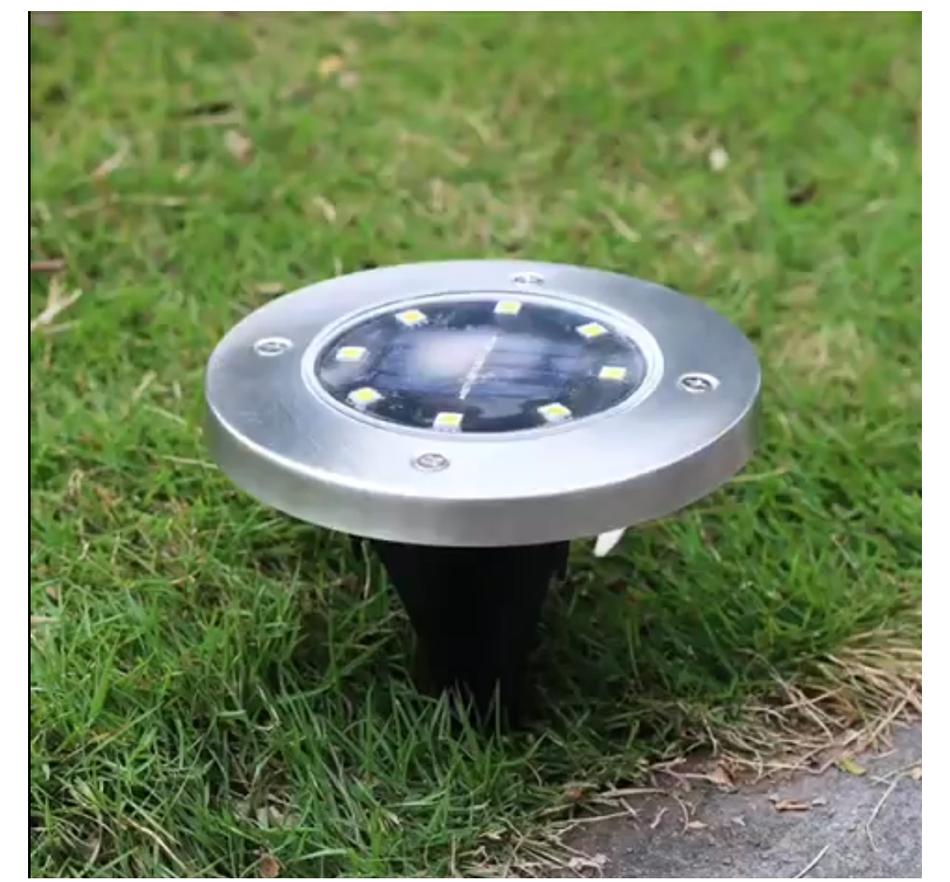 16 LEDs Ground Light Solar Powered Garden Landscape Lawn Lamp Buried Light Outdoor Road Stairs Decking light With light Sensor