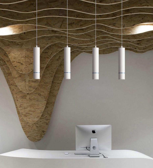 LED Modern Pendant LIght tube Macaron Pendant Lamp Counte Stroe Room Kitchen Light Fixtures Hanglamp Luminaire