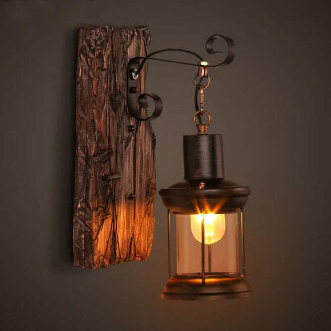 Retro Led Wall Lamp Restaurant Coffee Shop Bar Corridor Lamp Wall Lamp