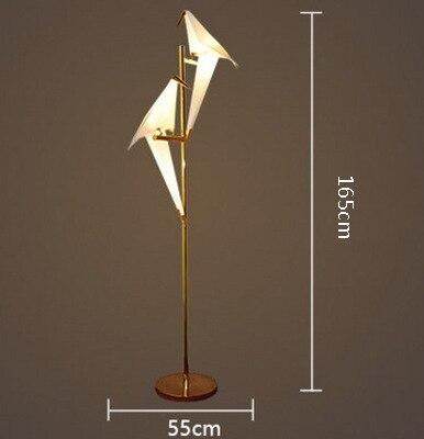 Nordic Bird Iron Pendant Light Paper Crane LED Lamp   Suspension Luminaire Loft Living Room Restaurant Pendant Lamp