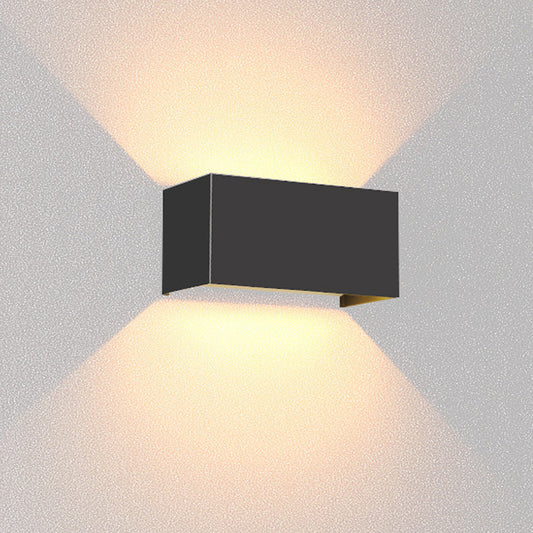 Nordic Modern Wall Light 12W 24W IP65 Waterproof LED Lamps Indoor Outdoor Wall Porch Bedroom Wall Lamp