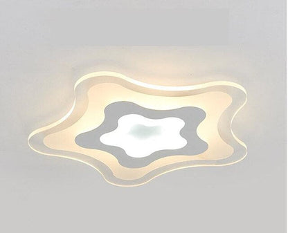 Modern Living Room Nodic Ceiling Lights LED Acrylie Flower Round Lamp Novelty Indoor Lighting Bedroom Light Fixture