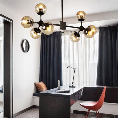 Modern Glass Pendant Light Nordic Dining Room Kitchen Hanglamp Designer Hanging Lamp Avize Lustre Lighting