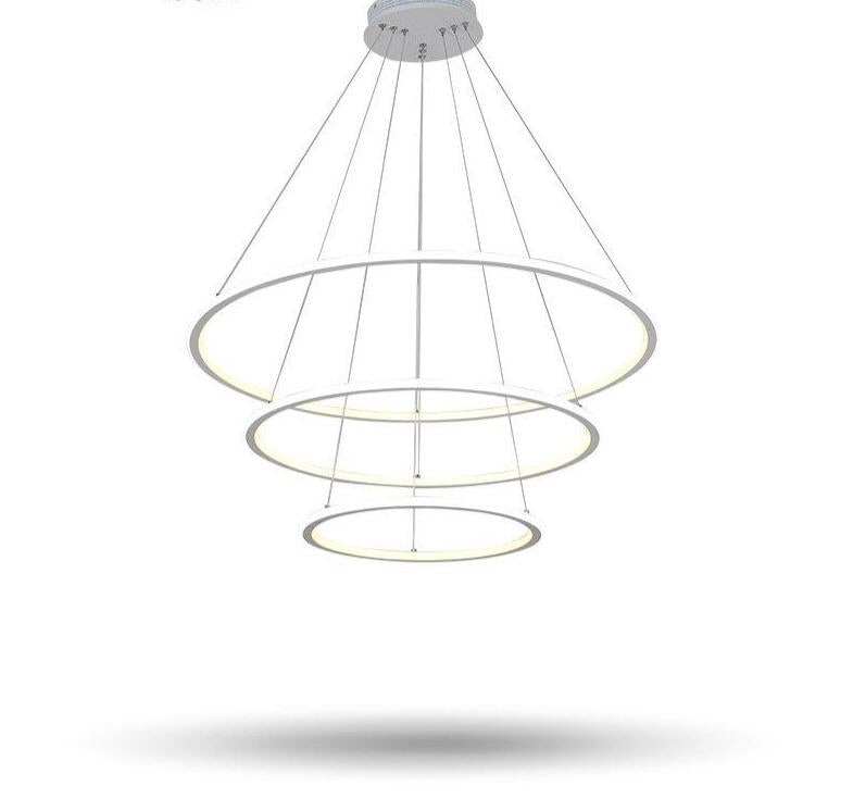 Modern LED Living Dining Room Pendant Lights Suspension Luminaire Suspendu Led Ring Lighting Lamp Fixture De Techo Colgante