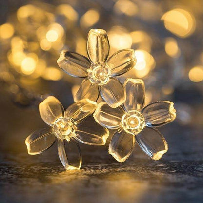 2M 5M 10M Cherry Balls LED  Fairy String Lights Battery USB Operated Wedding Christmas Outdoor Room Garland Decoration