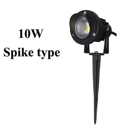 LED COB Garden lighting 3W 5W 10W Outdoor Spike Lawn Lamp Waterproof Lighting Led Light Garden Path Spotlights