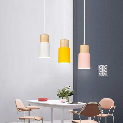 Modern Pendant Lights Nordic Wood Light Loft Pendant Lamps E27 for Dinning Room Home Decoration Restaurant Lamp Hotel