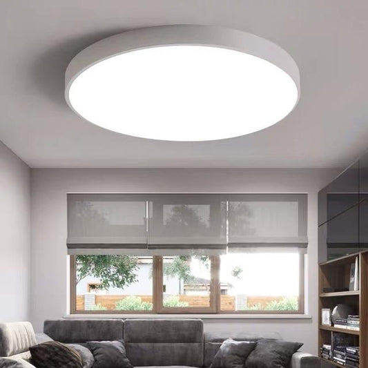 Modern Nordic LED Ceiling Lights Living Room Bedroom Round Corridor Kitchen Lamp Ultra-thin  Kids Room Macarons Remote Control