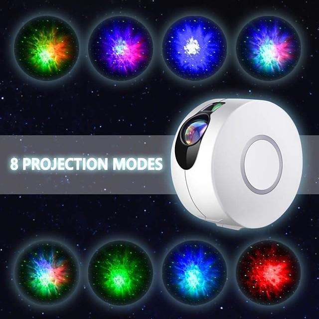 Star Projector Laser Galaxy Starry Sky Projector  LED Night Light with Remote Night Star Projector with 15 Mode Lighting Shows for For Bedroom and Party Decoration