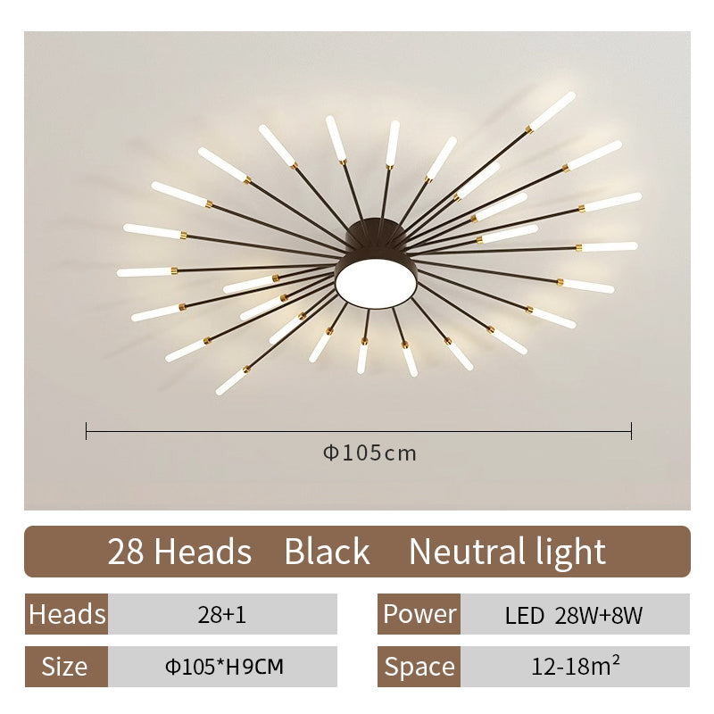 Creative LED Ceiling Lamp Modern Living Room Lights Nordic Lustre Indoor Chandelier Fixtures Lamps