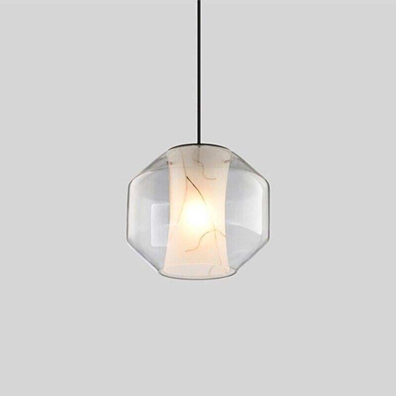 Nordic Modern Marble Stone Texture Single Head Pendant Lights E27 Led Lamp For Living Room Kitchen Bedroom Study Cafe Restaurant