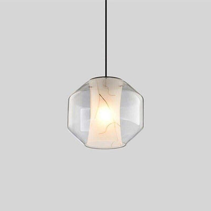Nordic Modern Marble Stone Texture Single Head Pendant Lights E27 Led Lamp For Living Room Kitchen Bedroom Study Cafe Restaurant