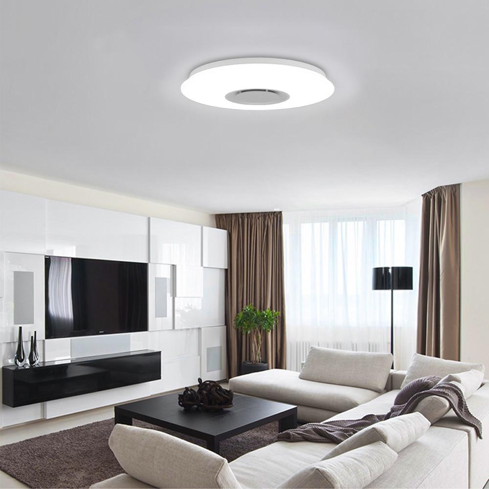 Smart LED Ceiling Lights RGB Dimmable 35W APP Remote Control Bluetooth Music Star Light Bedroom Diamond Shine Ceiling Lamp