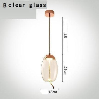 Modern Glass Scandinavian Pendant Lights Nordic Hanglamp Hemp Rope Industrial lamp For LOFT Deco Maison