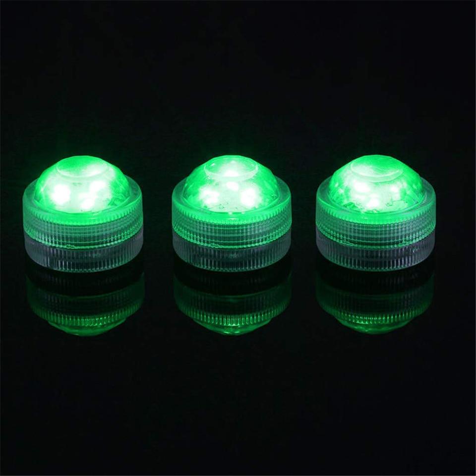 Battery Powered RGB Submersible LED Light IP68 Waterproof Underwater Led Light Night Lamp for Fish Tank Pond Wedding Party Light