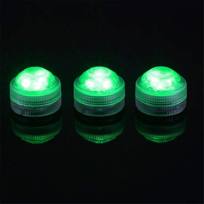 Battery Powered RGB Submersible LED Light IP68 Waterproof Underwater Led Light Night Lamp for Fish Tank Pond Wedding Party Light