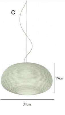 Nordic Style Personalized Art Chandelier Creative Japanese Inn B & B Hotel Bedroom Dining Room Model Room White Chandelier
