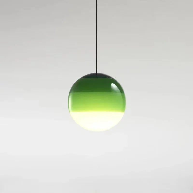Gradient Colorful Pendant Light LED Modern Chandelier Hanging Lamps For Bedroom Living Rooms Indoor Lighting