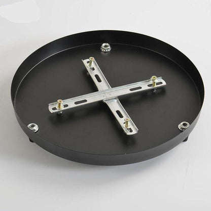 Ceiling Plate Black/White Iron Pendant Lamp Bases DIY 2/3/4/5 holes 25cm/30cm/40cm/50cm Straight/Round Ceiling Base