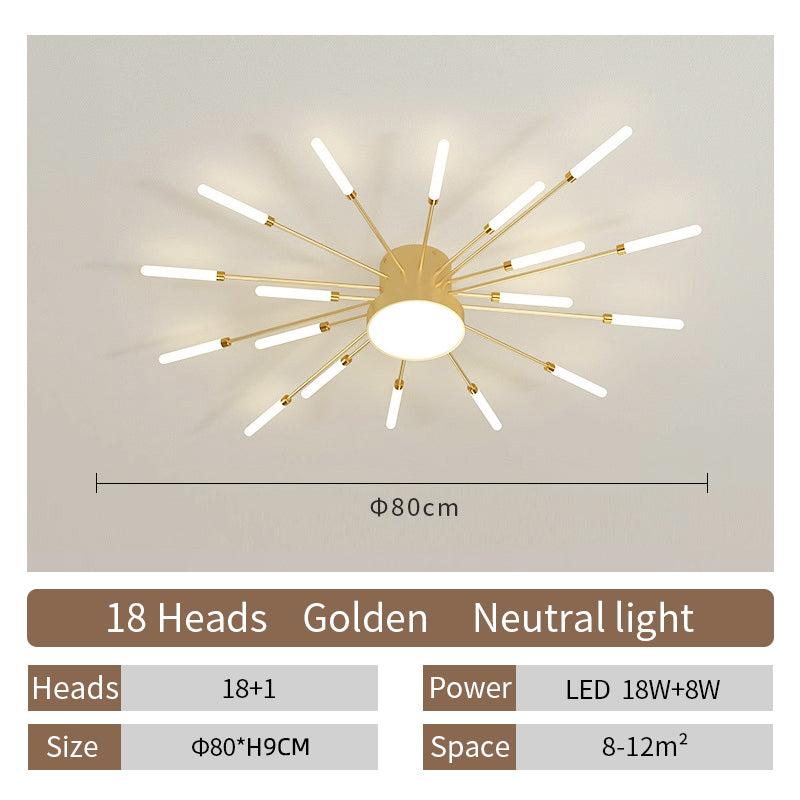 Creative LED Ceiling Lamp Modern Living Room Lights Nordic Lustre Indoor Chandelier Fixtures Lamps