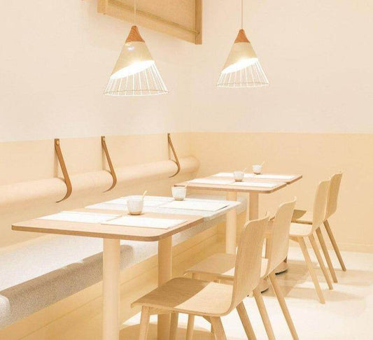 Modern Pendant Lights Iron Cover LED Vintage Pendant Lamp For Restaurant Kitchen Luminaire Suspendu Wooden Living Room Light