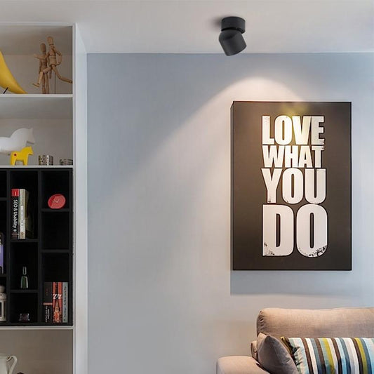 Led  Surface Mounted Ceiling Downlight Adjustable 90 degrees Nordic Spot light  for indoor Foyer,Living Room