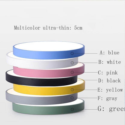 LED Simple Ceiling Lights 5CM Bedroom Study Room Remote Lamp Modern Plafonnier Led Lighting Home Indoor Decoration Plafondlamp