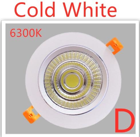 Led Downlight Dimmable lamp 3w 5w 7W 12w 15w 20w  30w 40w cob led spot ceiling recessed downlights round panel light