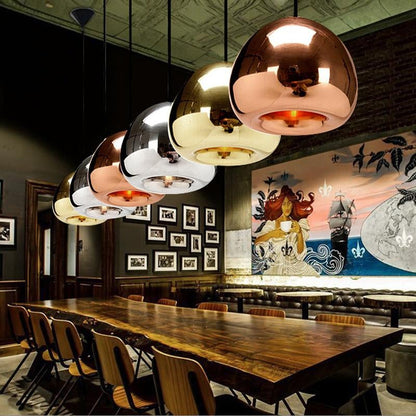 Art Deco Modern Novelty Glass Pendant Light LED E27 With 3 Colors For Parlor Bedroom Dining Room Cafe Hotel Restaurant Office