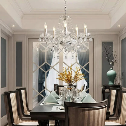 Europe Luxury Chandelier Lights Crystal Chandeliers Decor Loft Living Dining Room Pendant Indoor Lighting