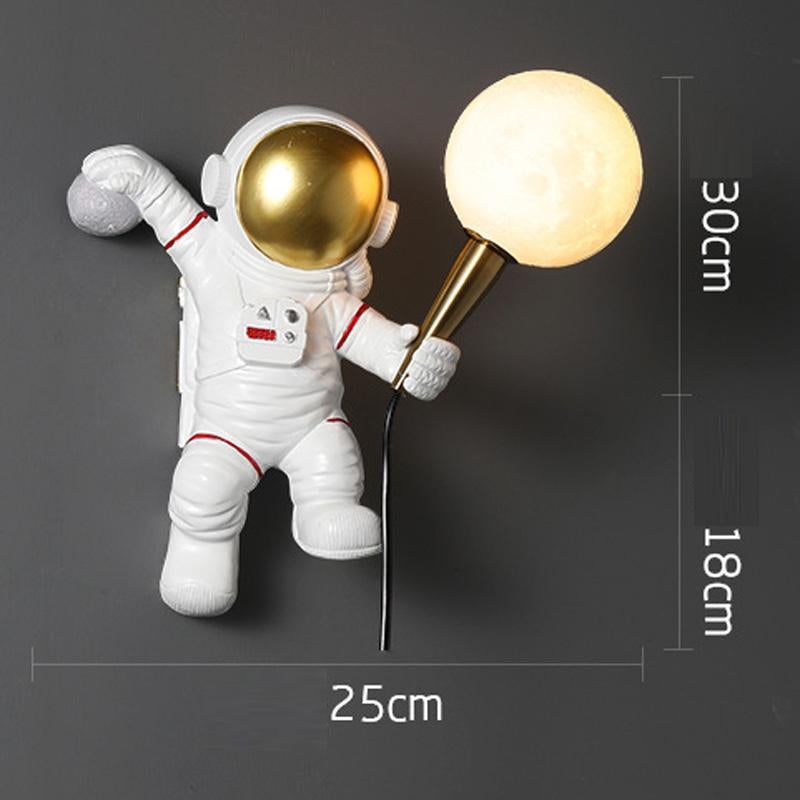 Astronaut Table Lamp Creative Small Night Lamp Moon Decorated Astronaut Wall Lamp