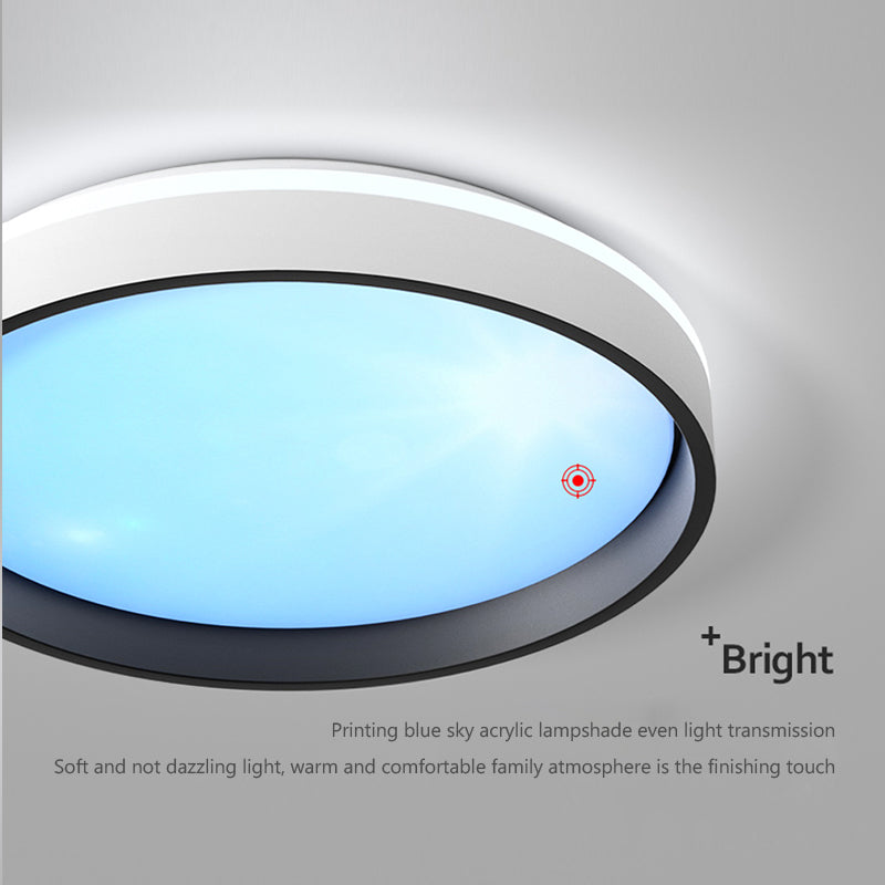 Minimalist Bedroom LED Ceiling Light Creative Blue Sky Chandelier Living Room Dining Room Lighting
