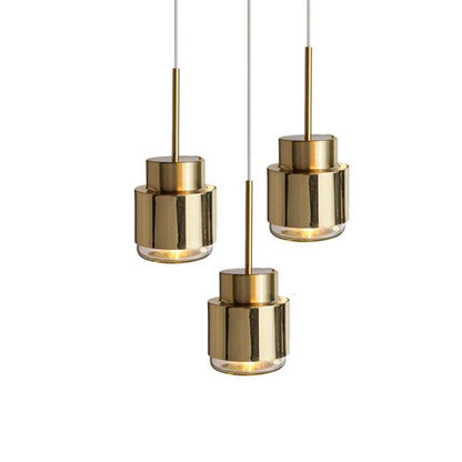 Pendant Lights Hanglamp Hanging Lamp Nordic Lamp Golden Restaurant Bedroom Bedside Metal Simple Postmodern Creative