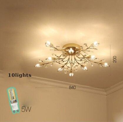 G9 Led Nodic Iron Glass Crystal LED Lamp.LED Light.Pendant Lights.LED Pendant Light.Pendant Lamp For Foyer Bedroom