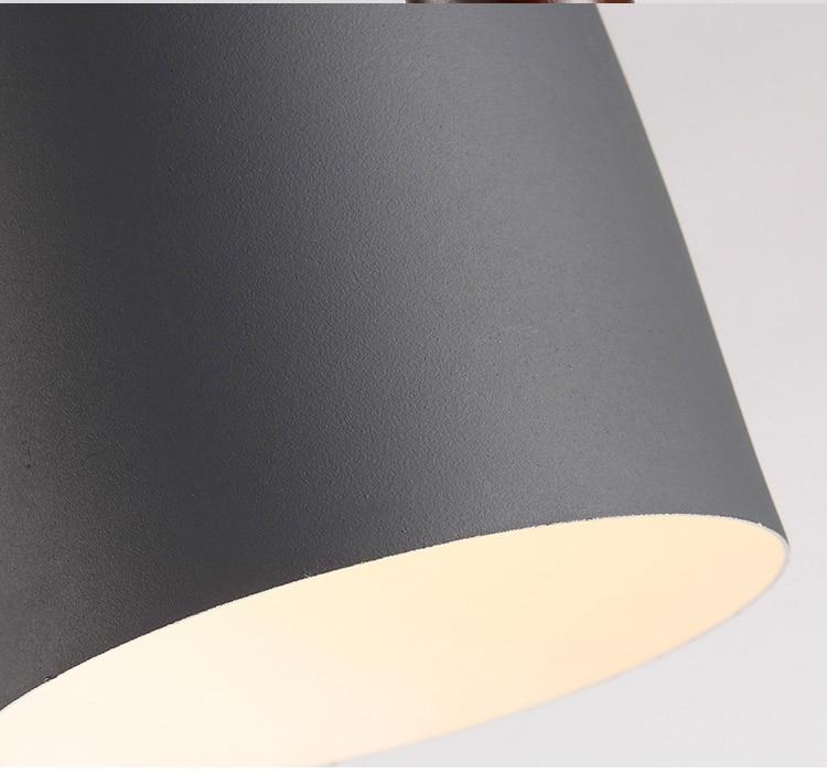 Nordic Minimalism Droplight E27 Aluminum Wood Pendant Lights, Home Restaurant Decor Lighting Lamp And Bar Showcase Spot Light
