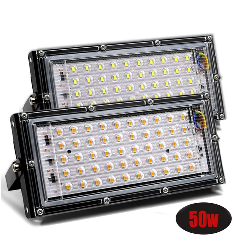 LED Flood Light 50W AC  Outdoor Lighting Waterproof IP65 Floodlight LED Spotlight Big Power Fixture Reflector