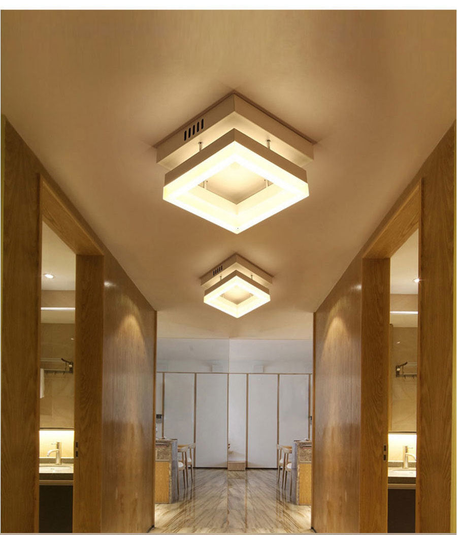 Ceiling Light Modern LED corridor Lamp For bathroom living room round square lighting Home Decorative Fixtures ping
