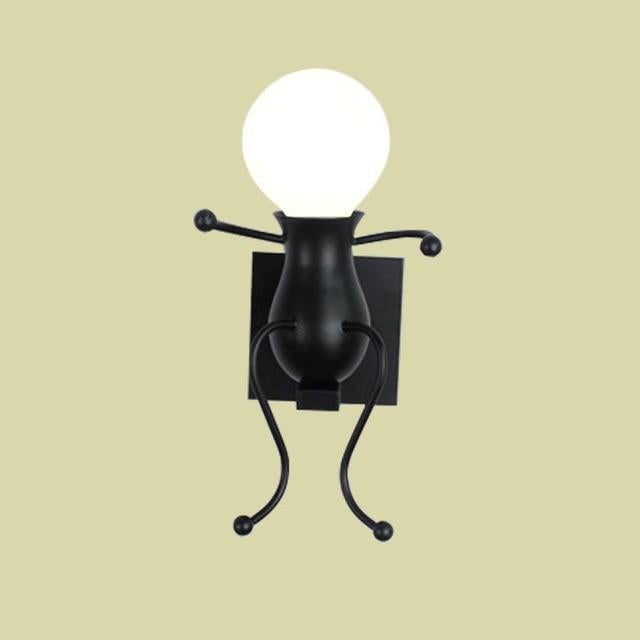 Wall lightchandelier wall lamp lights LED lamp Creative Mounted Iron Bedside Sconce Lamp for Kids Baby Room Living RoomDining ro