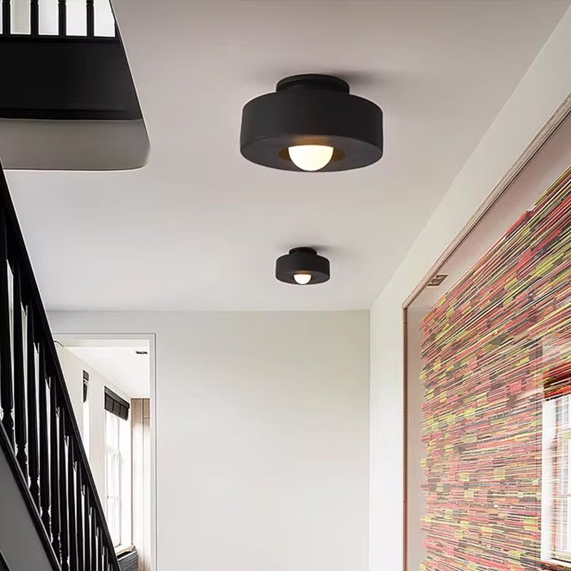 30CM Simple Ceiling Lamp Modern LED Resin Ceiling Light Porch Corridor Study Round Indoor bedroom ceiling Lighting