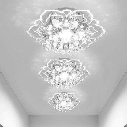Spotlight led ceiling lamp embedded crystal downlight corridor lamp modern minimalist creative porch lamps