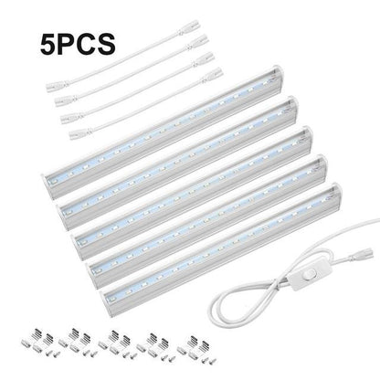 Full Spectrum Led Grow Light T5 Tube EU US Plug LED Phyto Lamps Grow LED Lamp Bar Light Hydroponic Plant Growth Light