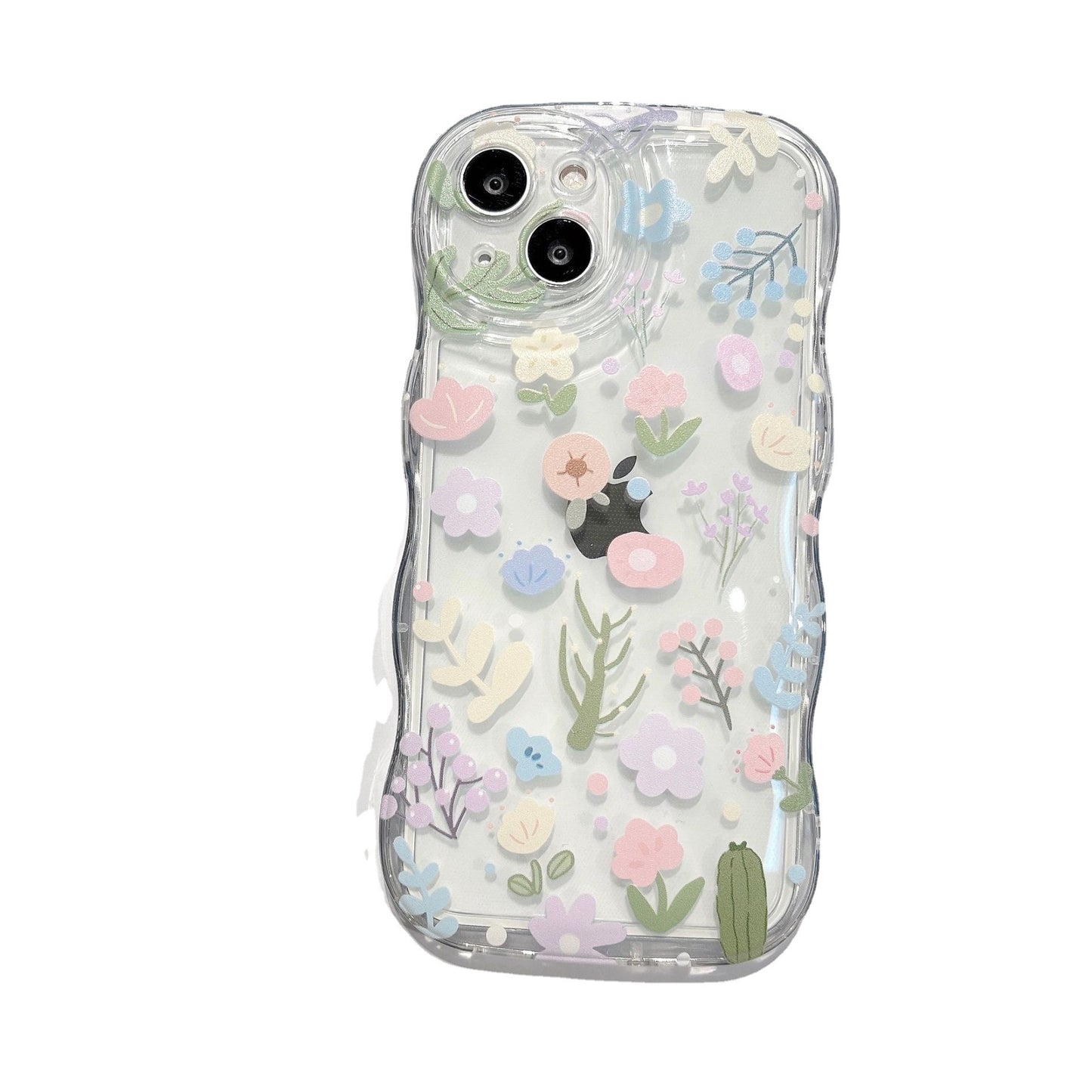 Cute Bracelet Flowers Pink TPU Armor Case for Iphone16 14 15 13 12 11 Pro Max X XR Lens All-inclusive Shockproof Protection